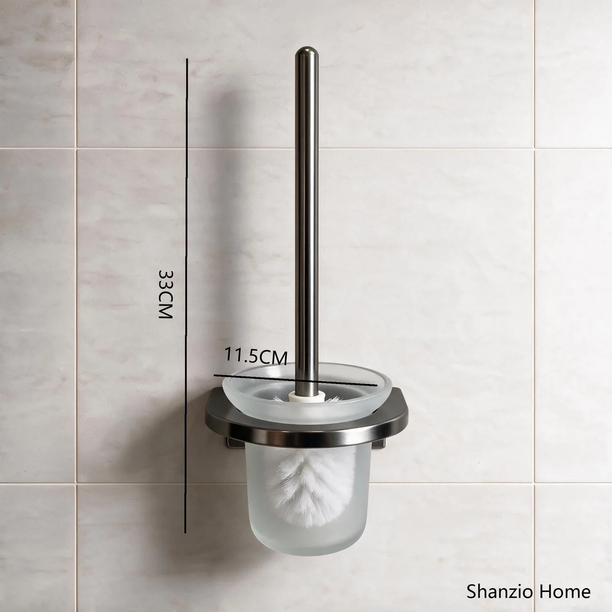 Mirror-Polished Gunmetal Grey Wall‑Mount Bathroom Accessories Set 001 - View 6